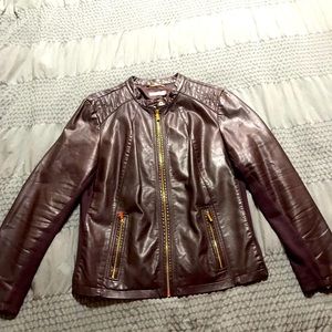 Calvin Klein leather jacket